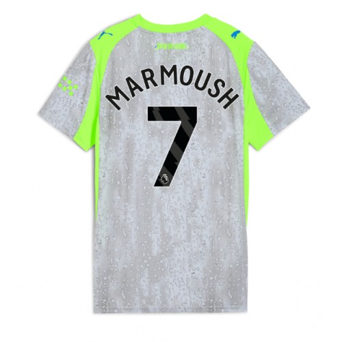 Lacne Ženy Futbalové dres Manchester City Omar Marmoush #7 2025-26 Krátky Rukáv - Tretina